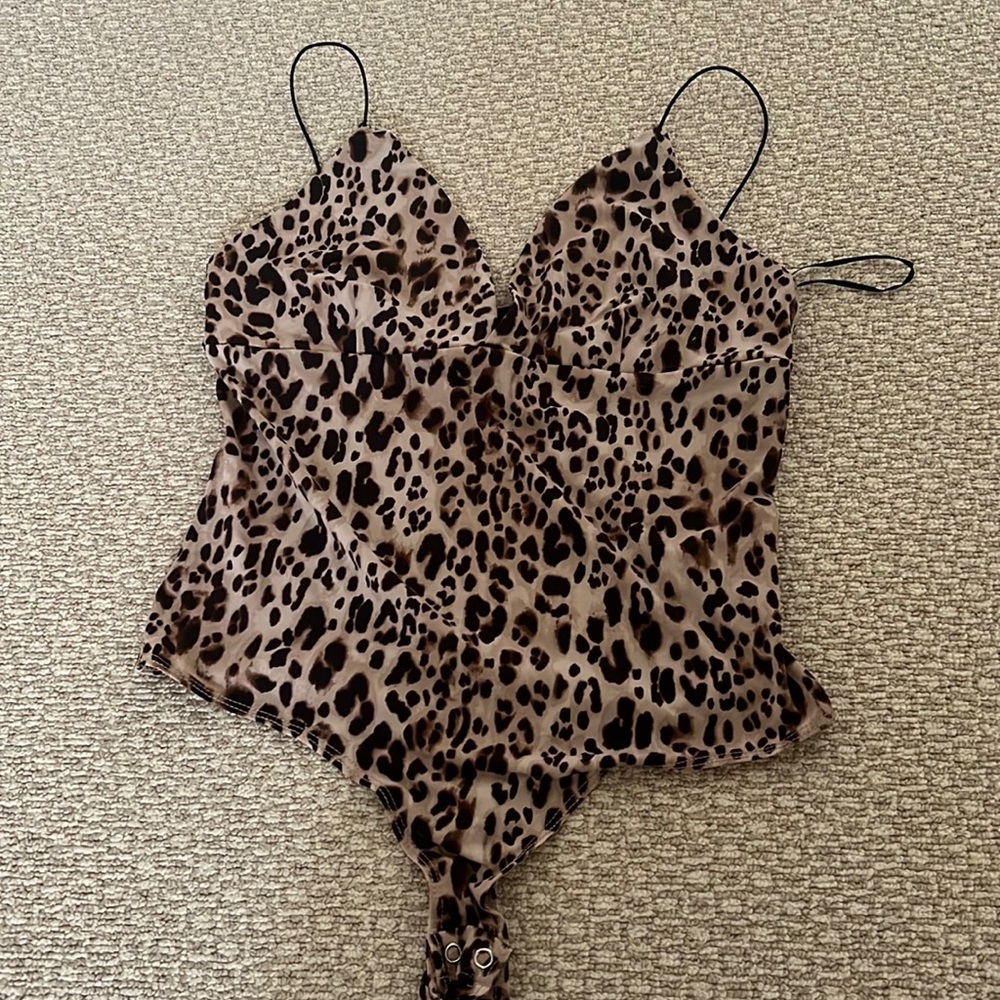 Dynamite leopard body suit